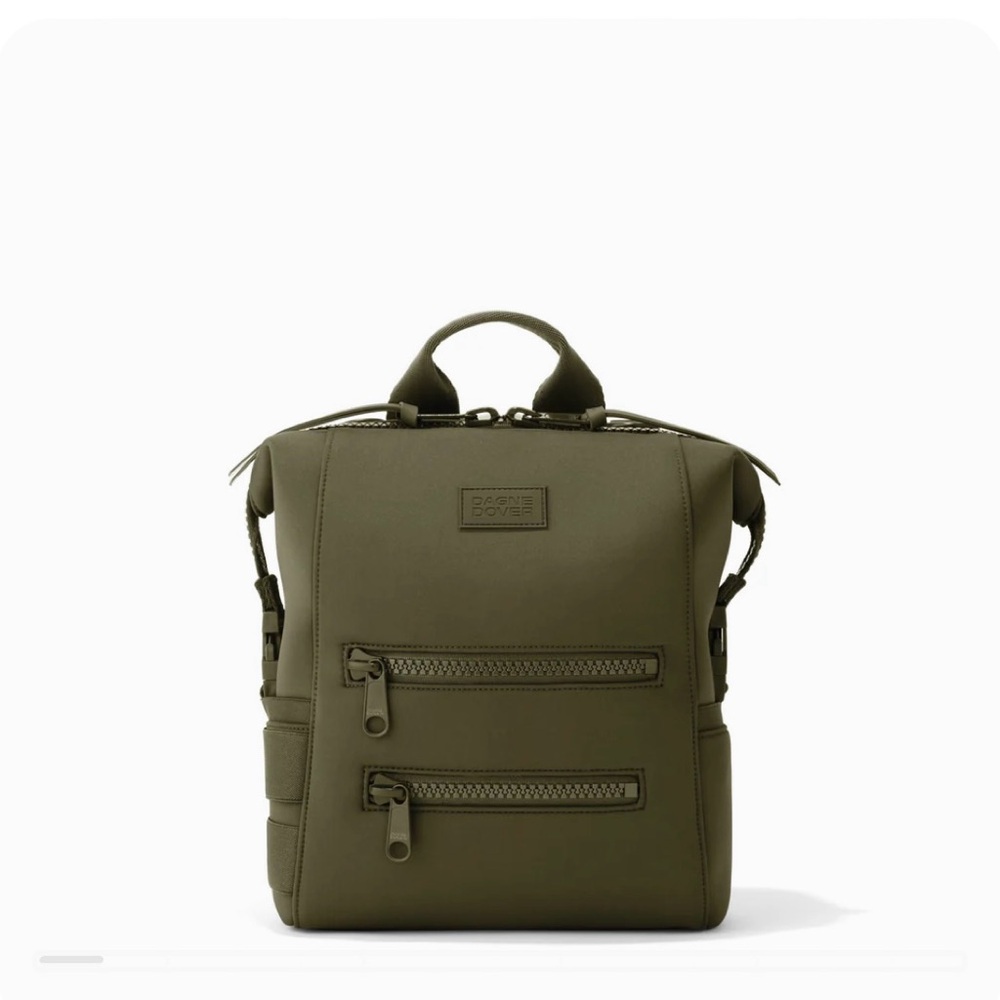 Dagne Dover Diaper Bag, Small Olive, very gently used.